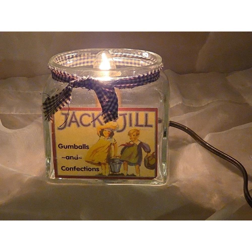 Working Jack & Jill Gumballs and Confections Night Light Lamp‎ Vtg